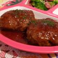 rie-tin's cooksnap of when they made うちの煮込みハンバーグ.