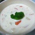 しゅんぺいのママ's cooksnap of when they made 濃厚！野菜たっぷりクラムチャウダ～♪.
