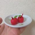 まくのうち's cooksnap of when they made さくらんぼの缶詰でプチりんご♪.