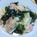 くまやっこ's cooksnap of when they made ヘルシー♪豚キャベツのチュルンおひたし.