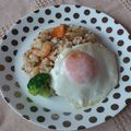 おりぼぶ's cooksnap of when they made アジア風焼き飯　ナシゴレン　.