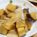 まるみたん's cooksnap of when they made マクロビ☆新玉ねぎとサツマイモの煮物.