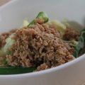 rakuen's cooksnap of when they made 大豆たんぱく☀ジャックの豆ミート肉味噌風.