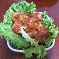 mizuqui's cooksnap of when they made レンジで豚こま肉だんごのケチャップ煮。.