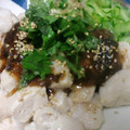 酒豪嬉嬉's cooksnap of when they made 鶏むね肉ときゅうりの小鉢✿梅肉だれ.
