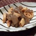 masamiki's cooksnap of when they made こんにゃく＆竹の子の甘辛炒め.