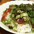 モーリーママ's cooksnap of when they made mamakissの●●ヨコワマグロのてこね寿司●●.