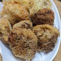 土方ともこ's cooksnap of when they made 肉汁たっぷり！洋食屋さんのメンチカツ！.