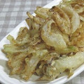 umemodoki's cooksnap of when they made *新玉ねぎと小女子のかき揚げ*.