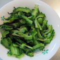 ゆりYO船長's cooksnap of when they made ご飯がすすむ！ゴーヤ＆塩昆布の和え物♪.