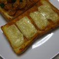 白いカピバラ's cooksnap of when they made ☆もろみ味噌のチーズトースト☆.