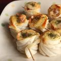 gonnanmama's cooksnap of when they made ちくわでウィンナー☆クルクル焼き♡.