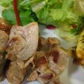 marilin36's cooksnap of when they made 鶏胸肉の♡味噌マヨ漬け焼き.