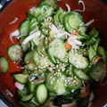 はるる～とくん's cooksnap of when they made きゅうりとしらすの酢の物.