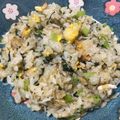 まりっコぐらし's cooksnap of when they made 小松菜としらすの絶品チャーハン.