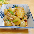 ルパンのかあさん☆彡's cooksnap of when they made ☆ウマい☆新じゃがと豚こま団子の甘辛炒め.