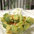 Fire-King's cooksnap of when they made アボカドとエビのマヨわさび醤油和え.