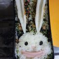 ◆KIA◆'s cooksnap of when they made キャラ弁＊ありがとウサギのお弁当.