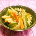 シャンプーハット's cooksnap of when they made じゃがいものきんぴら☆トッピング２種.