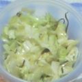 あくあ☆ぶるー's cooksnap of when they made ﾀﾞｼﾀﾞで塩昆布ｷｬﾍﾞﾂ.