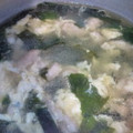 ♡KMS♡'s cooksnap of when they made 鶏皮とわかめの卵とじスープ.