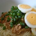 ivy440's cooksnap of when they made 鶏そぼろの温麺（にゅうめん）.