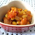 カヌレ３１４'s cooksnap of when they made 甘めが美味しい♪大豆のトマト煮。.
