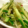 たもたん's cooksnap of when they made じゃこときゅうりの胡麻和え.