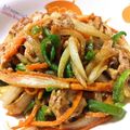 kokeru's cooksnap of when they made 豚肉と野菜のスタミナ味噌炒め.