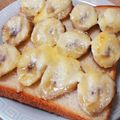 もぐう太's cooksnap of when they made バナナマヨトースト♪.