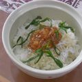 ももすけ1225's cooksnap of when they made 栄養満点♪天かすとしらすのなめたけ丼.