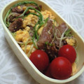 abecom's cooksnap of when they made まぐろと水菜のオイスター炒め.