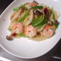 ＫawausosO's cooksnap of when they made 余ったワインを活用！エビときのこのパスタ.