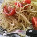 mayu416's cooksnap of when they made 簡単☆完熟トマトのスパゲッティー.
