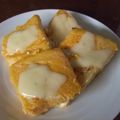 ロシアン's cooksnap of when they made 野菜ジュースdeチーズフレンチトースト♬.