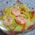 おかめもち's cooksnap of when they made ✿ピリ辛ウマ～ッ☆海老と温野菜のサラダ✿.