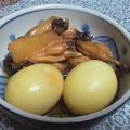 おかめもち's cooksnap of when they made 鶏肉と玉子のコラーゲンたっぷり煮.