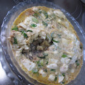 こずっぺ's cooksnap of when they made 焼肉のたれ使用♪鰯と豆腐の卵とじ.