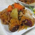 miyuki12's cooksnap of when they made ほくほく～✿薩摩芋とジャガイモのツナ煮.