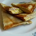 おちあいなお's cooksnap of when they made 我が家の定番のホットサンド！！.