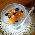 kururin18's cooksnap of when they made 『黒豆寒天』.