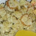 toshiebaba's cooksnap of when they made 青菜の漬物ピラフ♡.