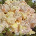 たくのスプーン's cooksnap of when they made えびと卵の春色ソースかけ.