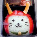 ひめポ's cooksnap of when they made キャラ弁☆ひこにゃん弁当.