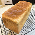 〜みみ〜's cooksnap of when they made 覚書　もっちりしっとり生クリーム角食パン.