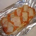 龍青空ママ's cooksnap of when they made 油揚げ☆キムマヨチーズのせ.