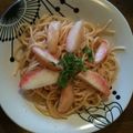 yasu123's cooksnap of when they made 桃の冷製パスタ.
