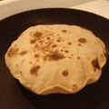 Azisai's cooksnap of when they made チャパティ（ロティ）　インドのパン.