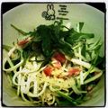 mamamamako's cooksnap of when they made 帆立風味♪水菜と大根のサラダ.