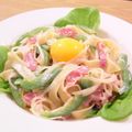 ＫＩＸ's cooksnap of when they made ●う～ん♪幸せ！【生ハムのあっさりクリームタリアテッレ】.